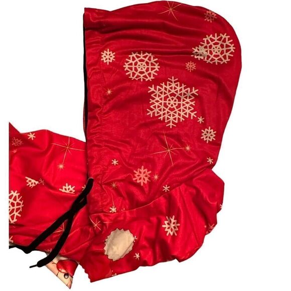 Santas Red Cute Ugly Sweater SweatShirt Juniors Med? Women S? See Desc Fast Ship - Picture 5 of 10